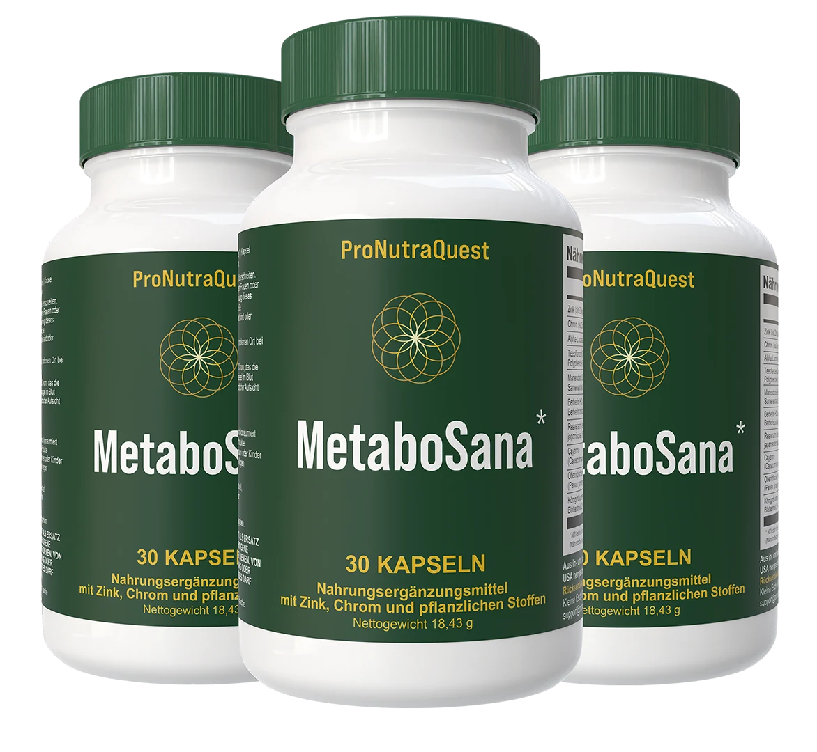 MetaboSana Angebot mit drei Flaschen